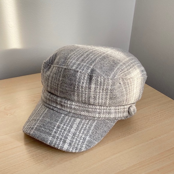 Vintage Accessories - Plaid Baker Boy Hat
